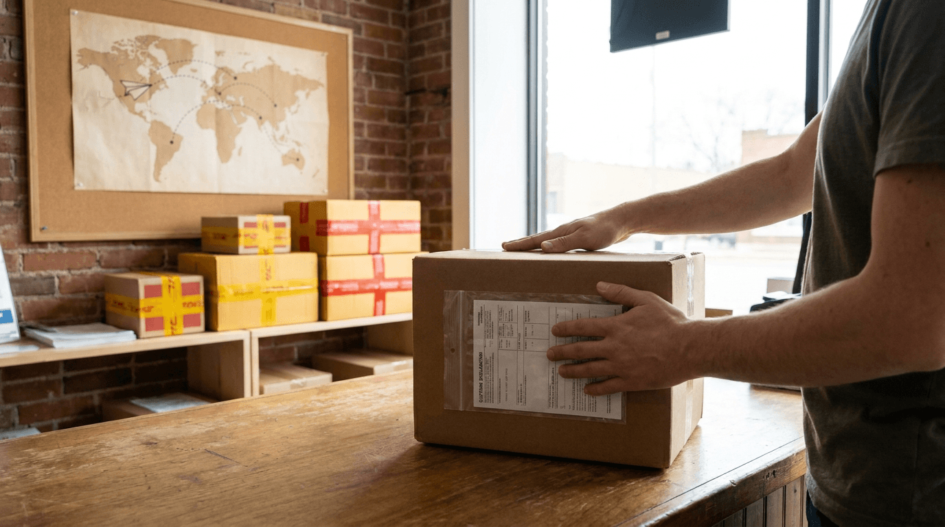 International shipping with customs forms at Bengal Enterprise