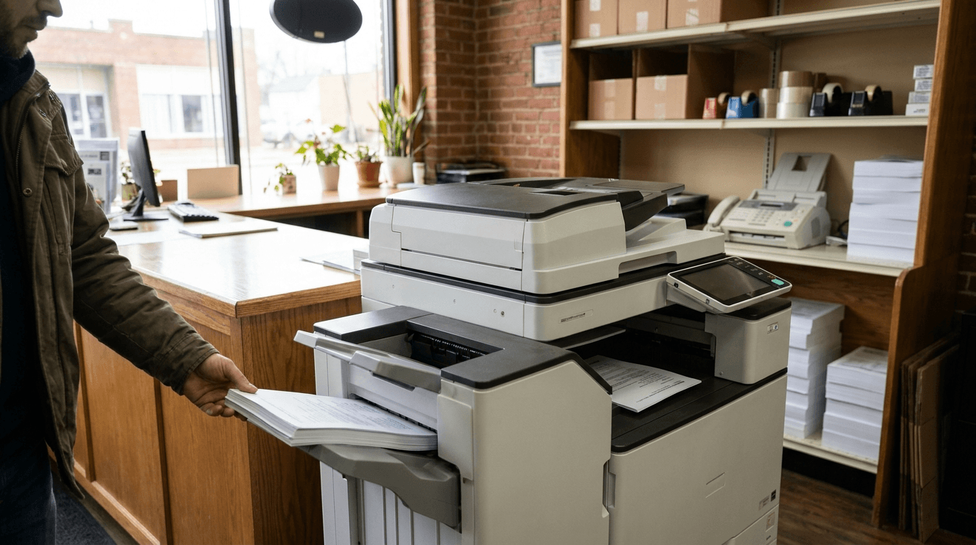 Print, copy and fax station at Bengal Enterprise Hamtramck